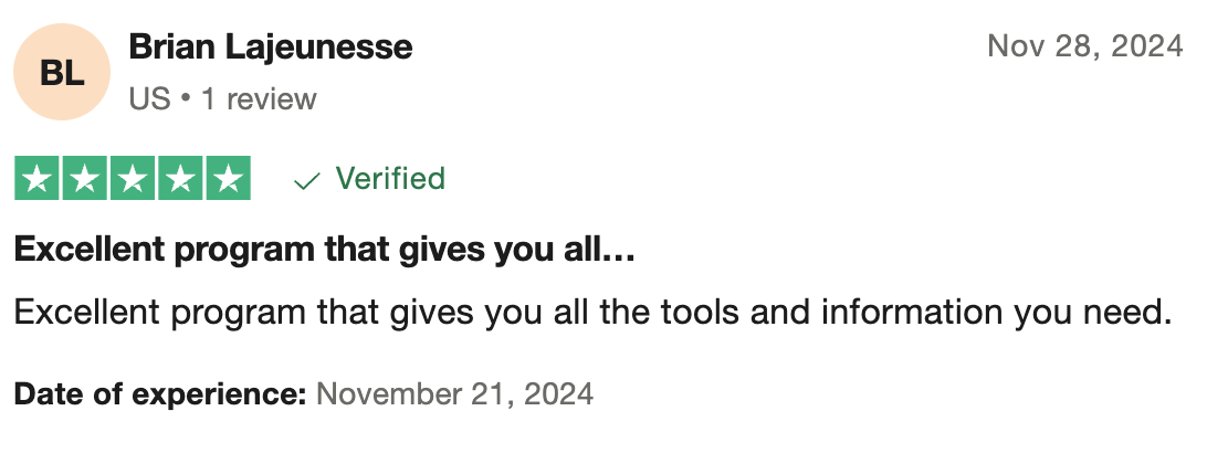 Trustpilot Review #9